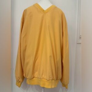 Mens Callaway Golf Yellow Pullover- Size Large.
